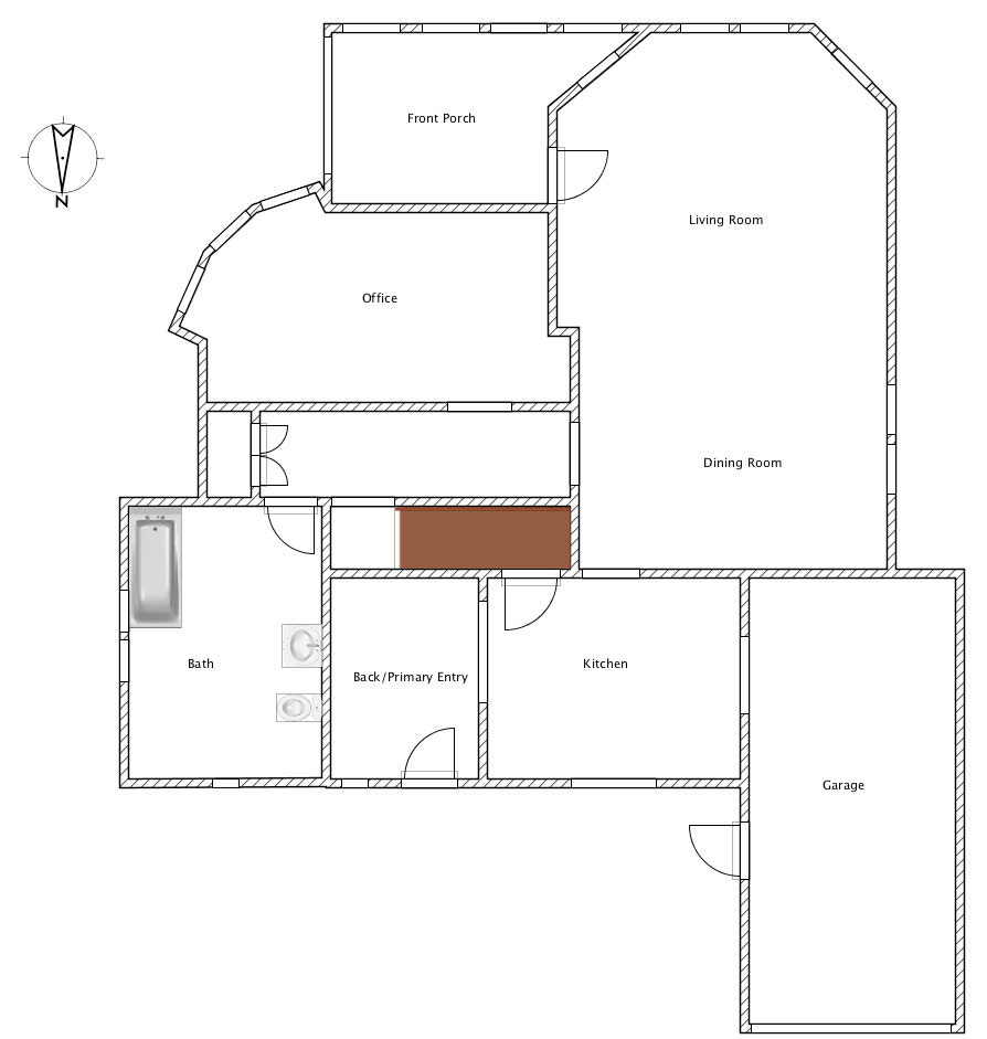 First Floor Plan - Before